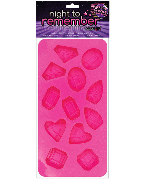 Night to Remember Sparkling Gems Silicone Ice Cube Mold by sassigirl