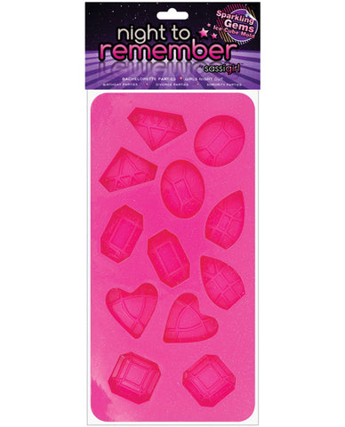 Night to Remember Sparkling Gems Silicone Ice Cube Mold by sassigirl