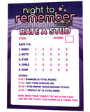 Night to Remember Stud Rating Cards by sassigirl