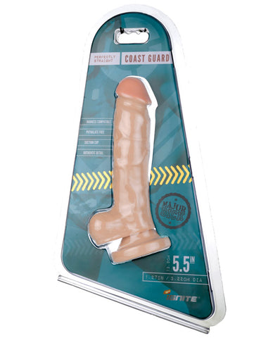 Major Dick Dong w-Balls & Suction Cup Coast Guard - Vanilla