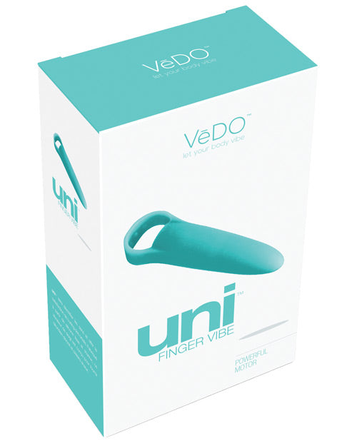 VeDO Uni Vibrating Finger Vibe - Tease Me Turquoise