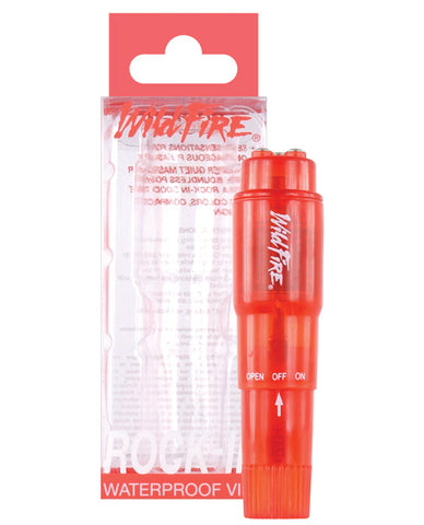 Wildfire Rock-In Massager Waterproof - Bright Red