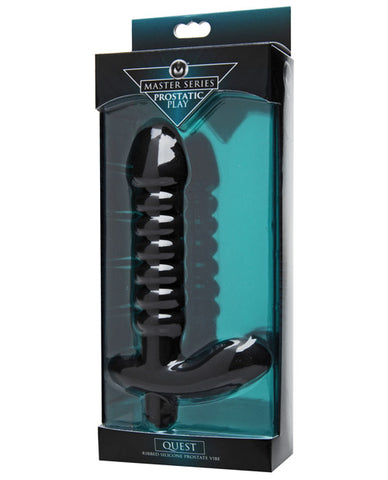 Prostatic Play Quest Ribbed Silicone Prostate Vibe